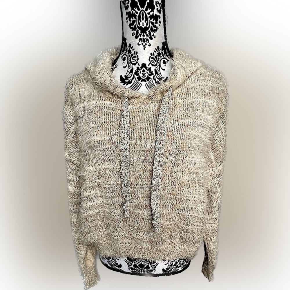 NWT Knit Sweater with Hoodie Size Medium